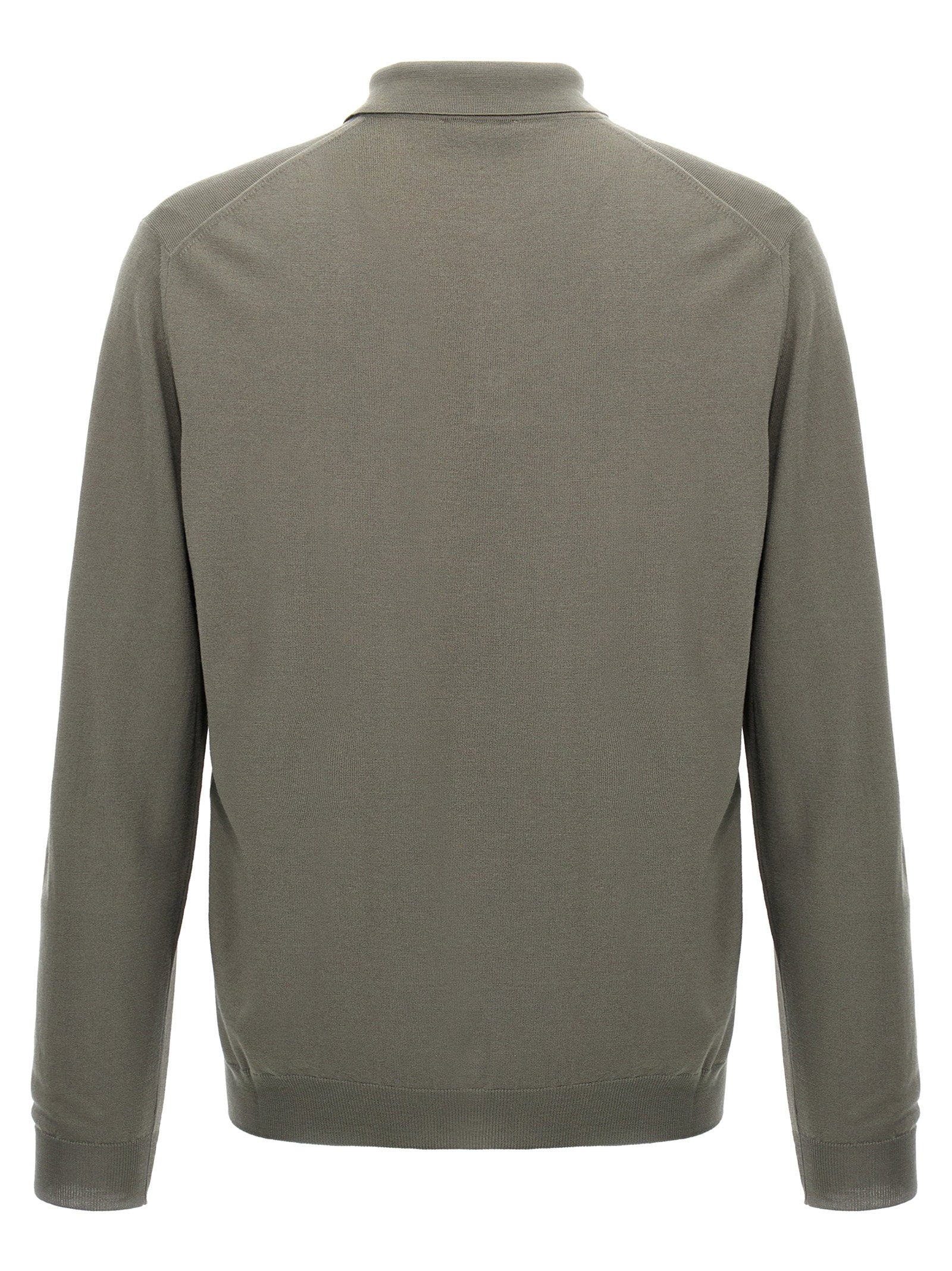 Zanone Men's Wool Polo Shirt