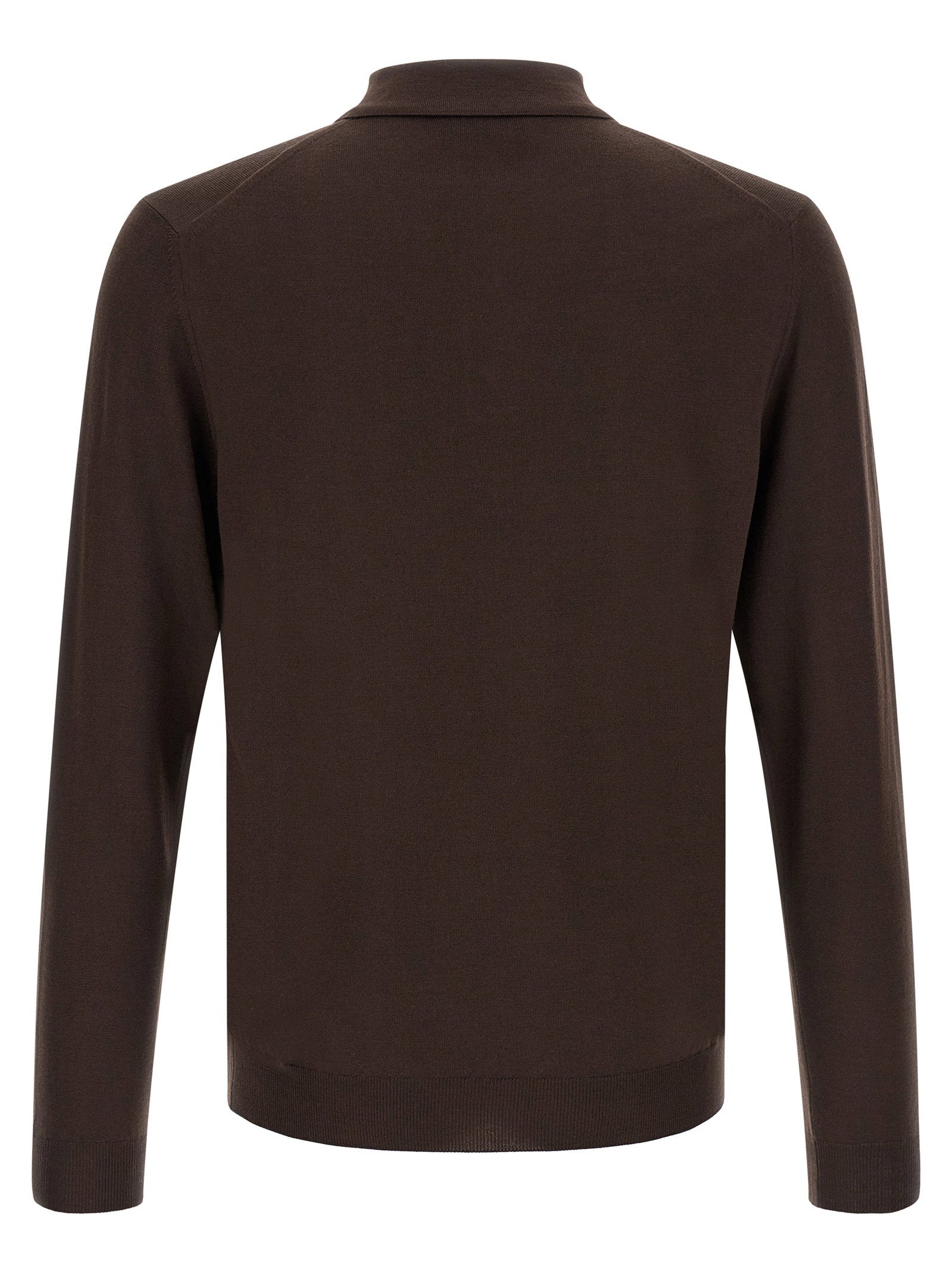 Zanone Men's Long Sleeve Polo Shirt
