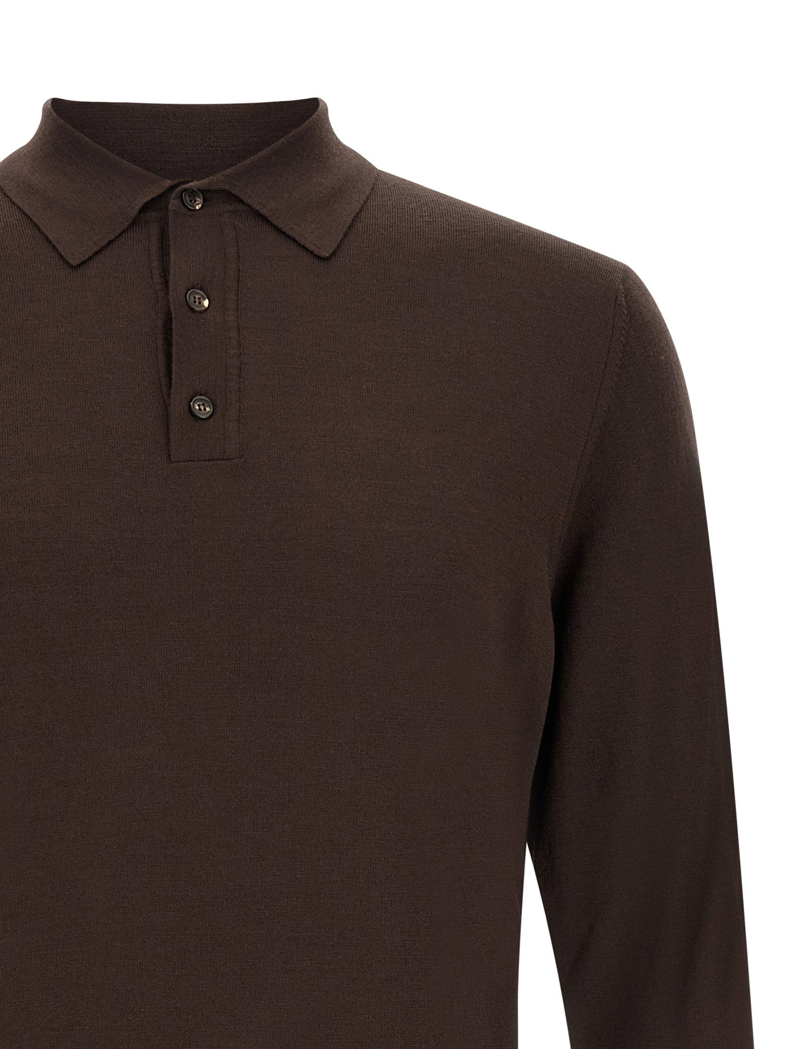 Zanone Men's Long Sleeve Polo Shirt
