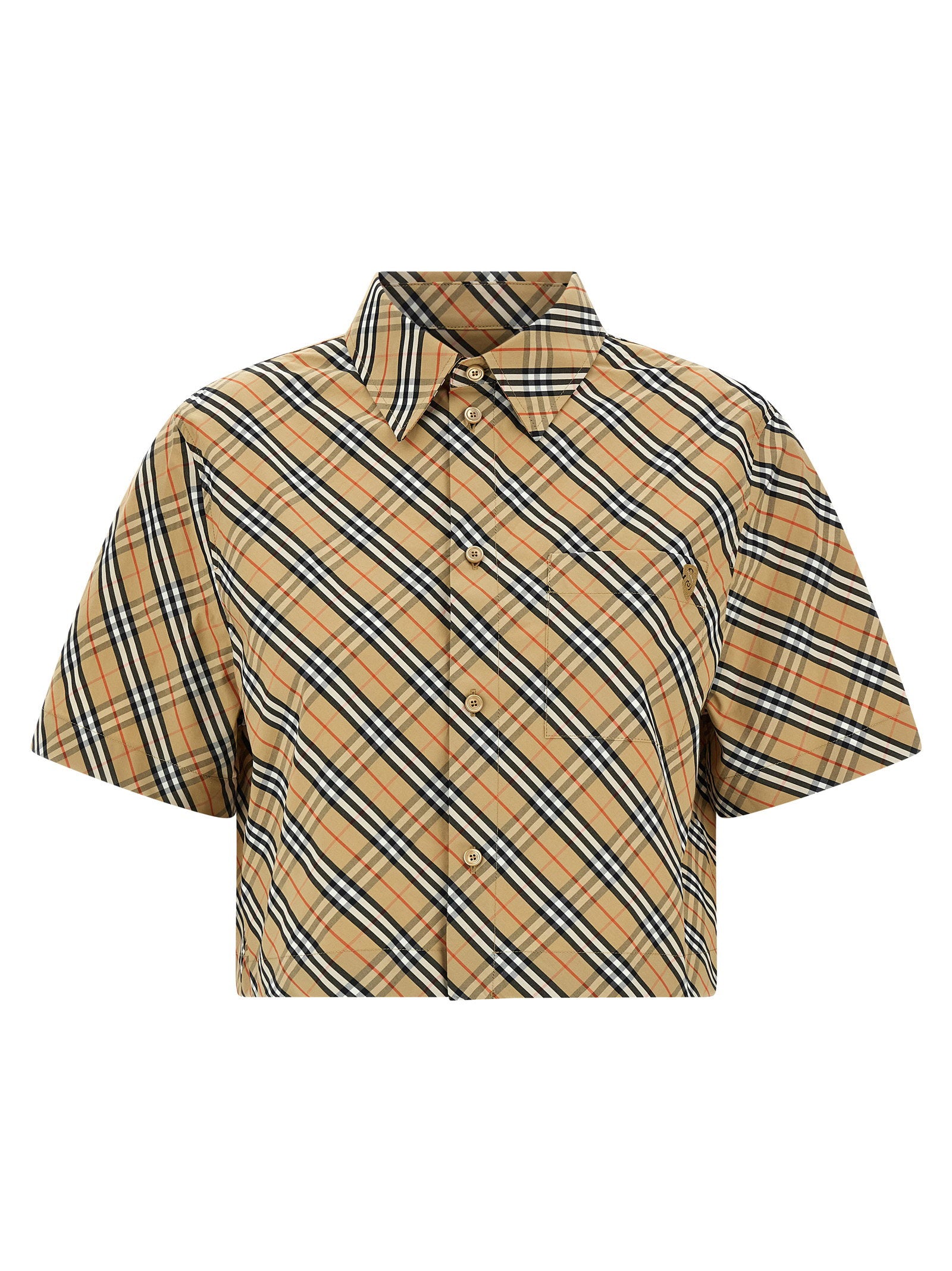 Burberry Women's B Shield Check Shirt