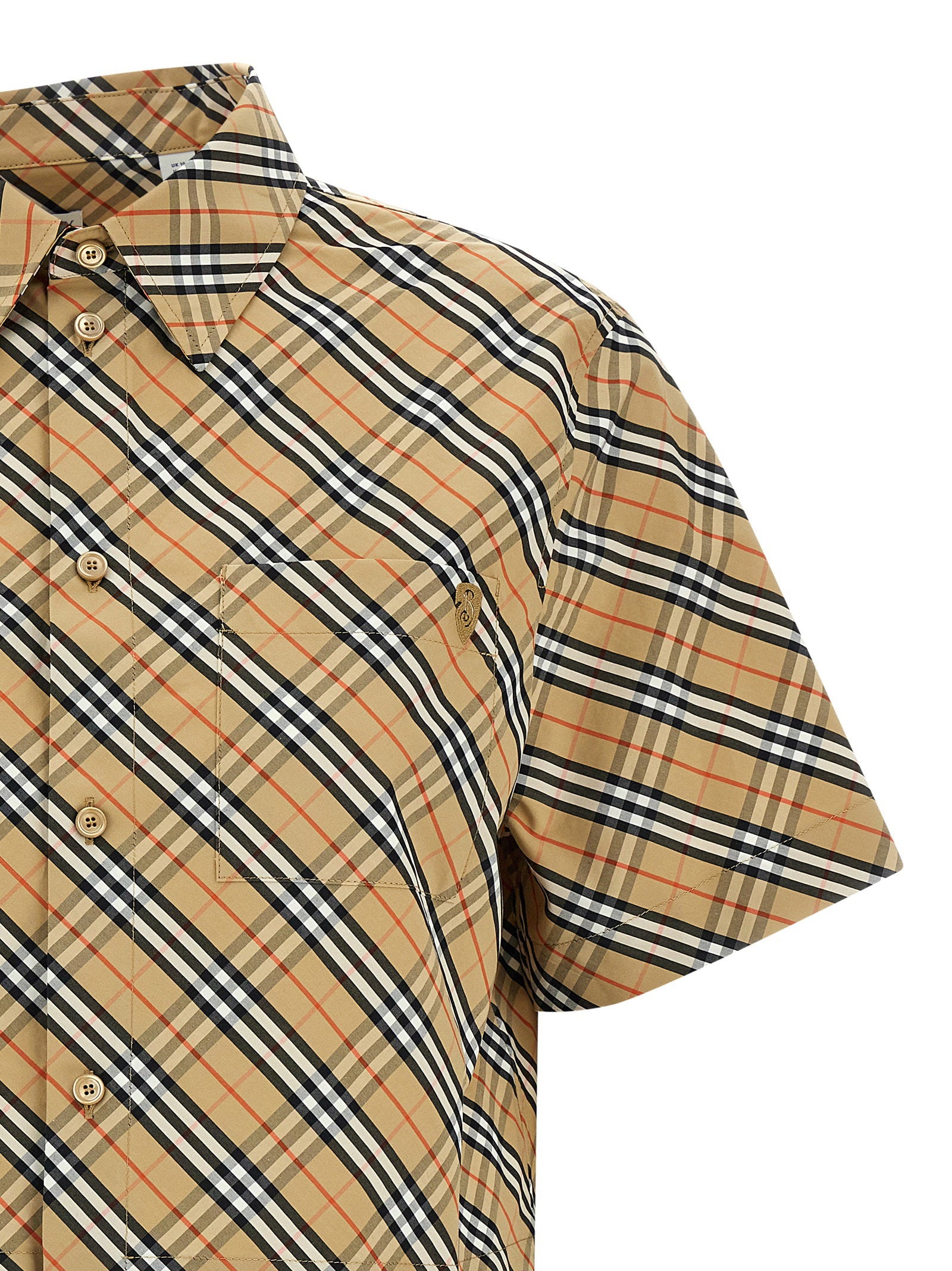 Burberry Women's B Shield Check Shirt