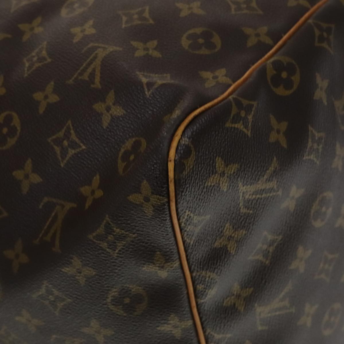 Louis Vuitton Keepall Monogram Canvas Brown Canvas Travel Bag Bag (Pre-Owned)