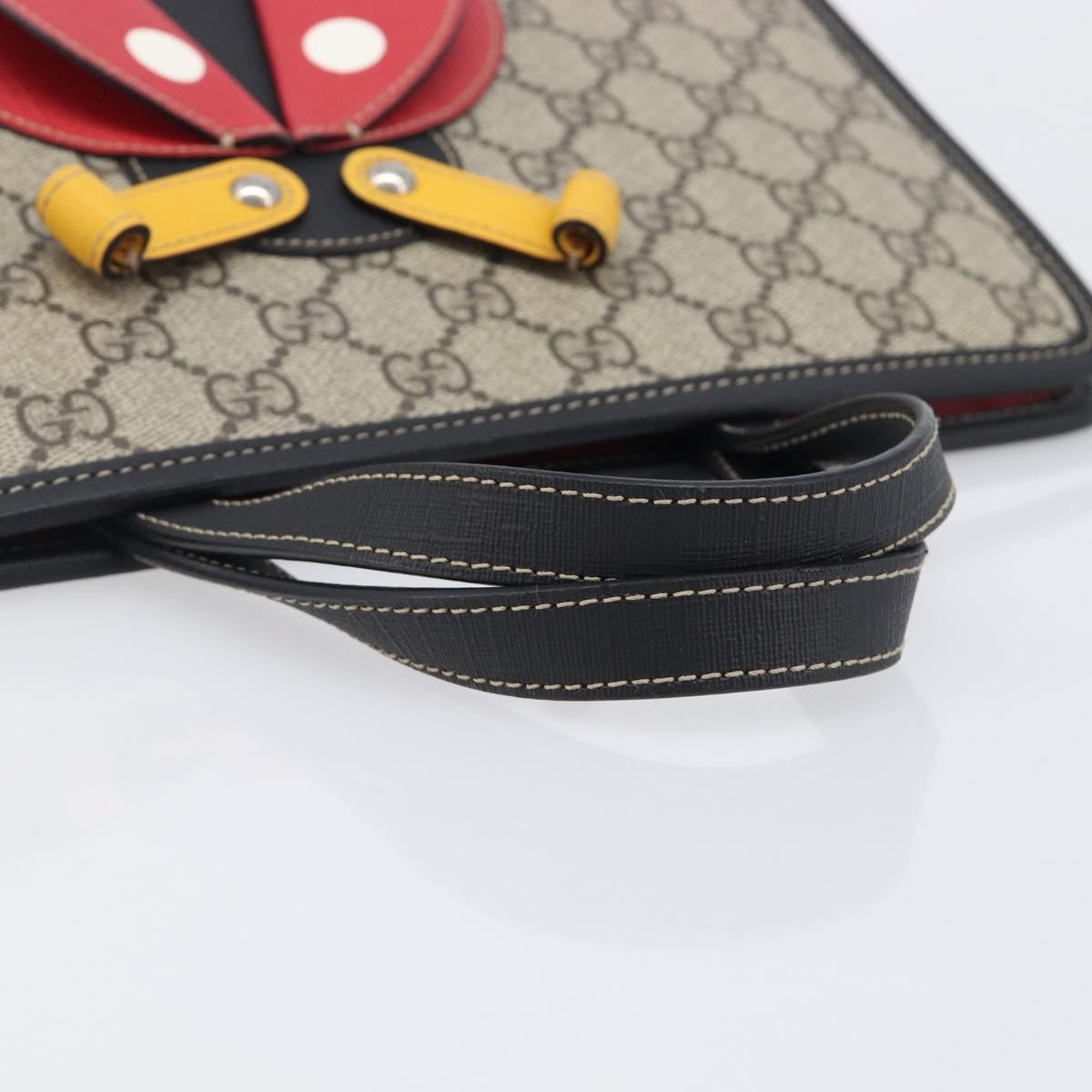 Gucci Children's Convertible Gg Coated Canvas With Applique Beige Canvas Tote Bag Bag (Pre-Owned)