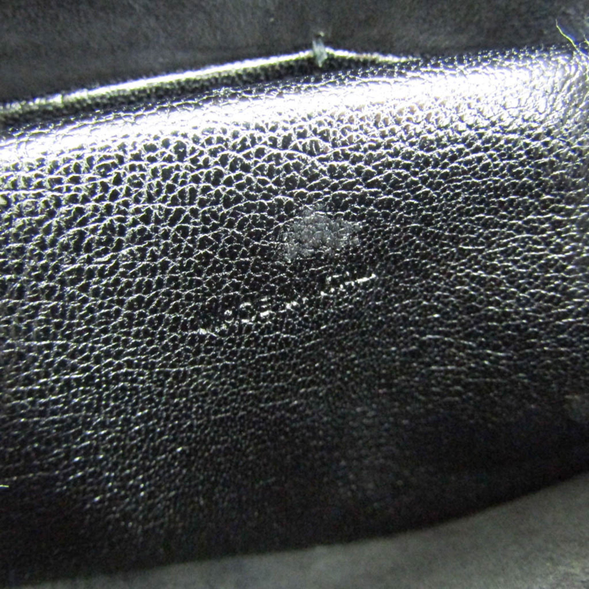 Christian Dior J'adior Flap Leather Black Leather Shoulder Bag Bag (Pre-Owned)