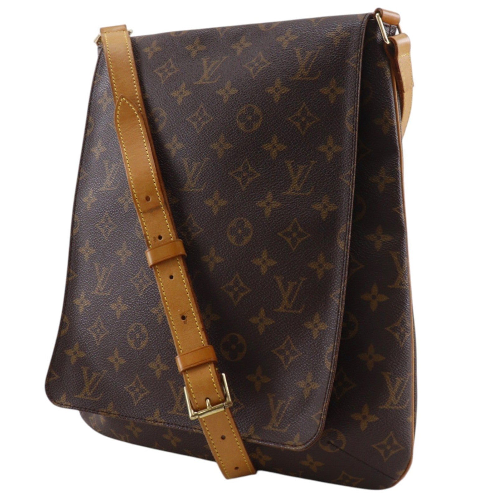 Louis Vuitton Musette Monogram Brown Canvas Shoulder Bag Bag (Pre-Owned)