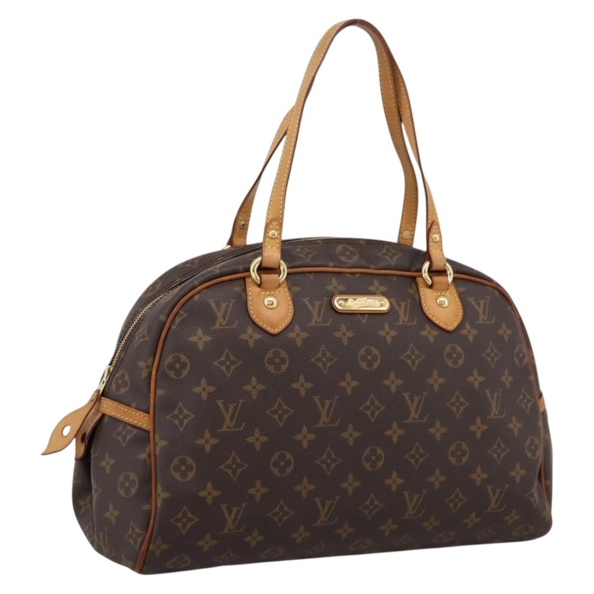 Louis Vuitton Montorgueil Monogram Canvas Brown Canvas Handbag (Pre-Owned)
