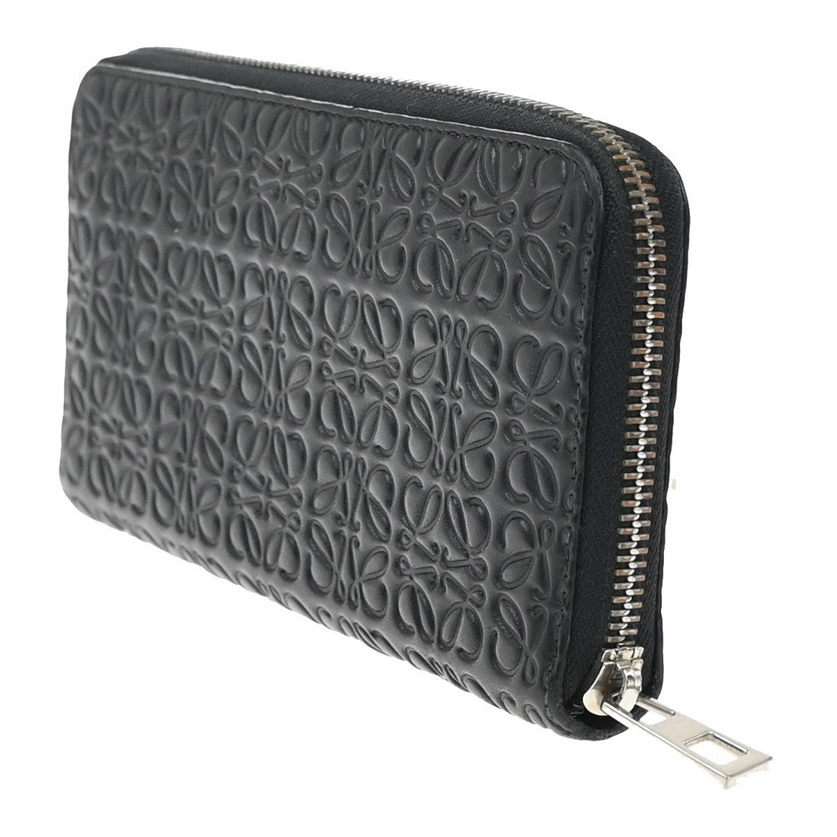 Loewe Anagram Leather Black Leather Wallets Accessory (Pre-Owned)