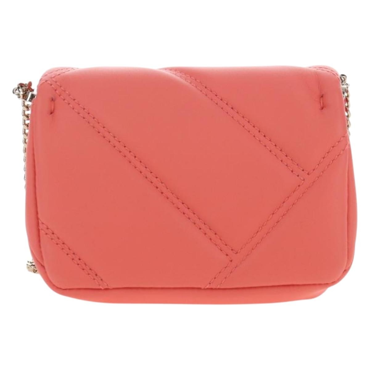 Bvlgari Serpenti Cabochon Diagonal Quilted Leather Pink Leather Shoulder Bag Bag (Pre-Owned)