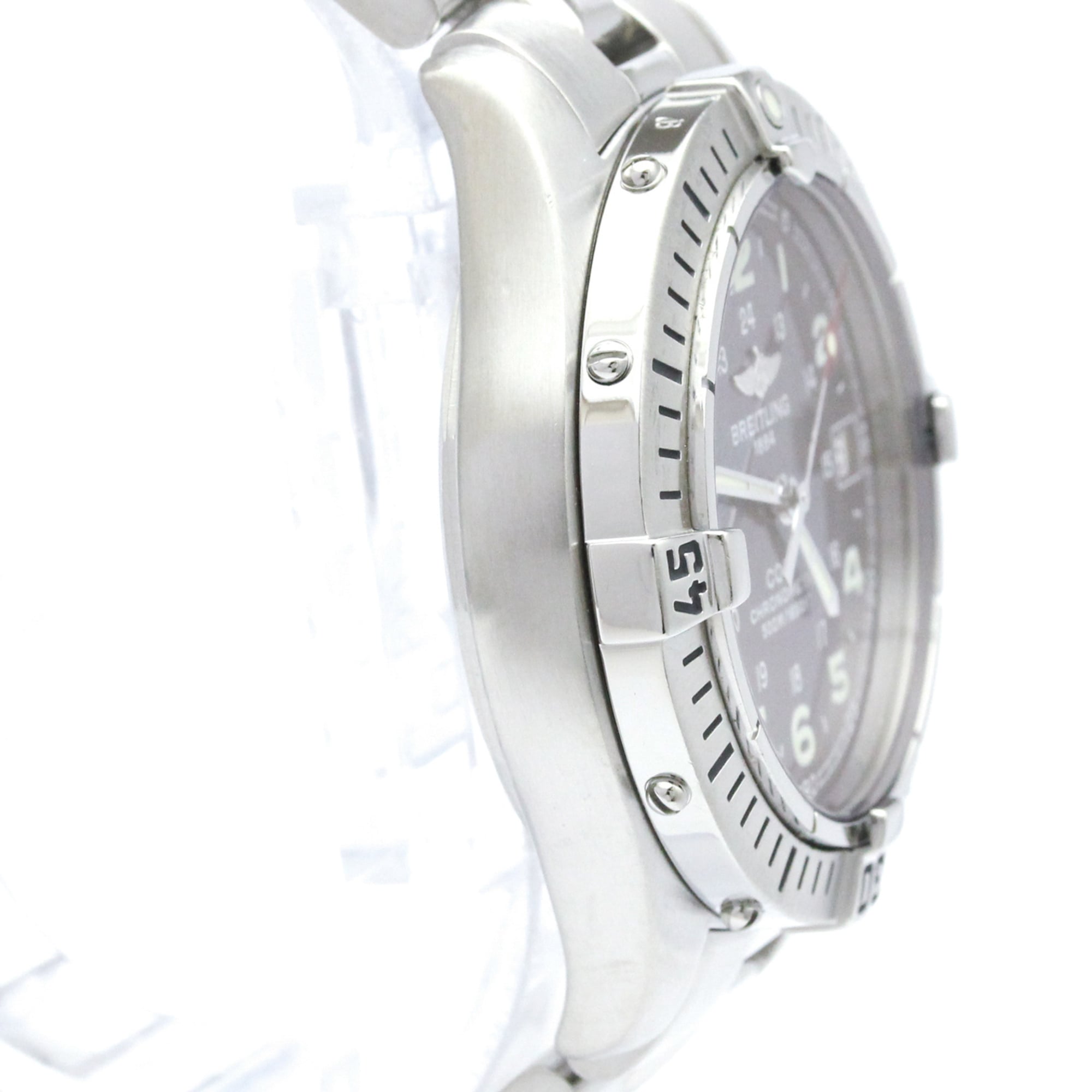 Breitling Colt Chronograph Quartz Stainless Steel Watch (Pre-Owned)