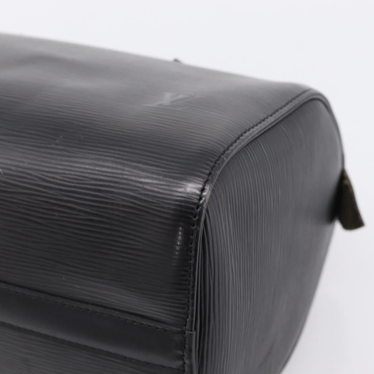 Louis Vuitton Speedy Epi Leather Black Leather Handbag (Pre-Owned)