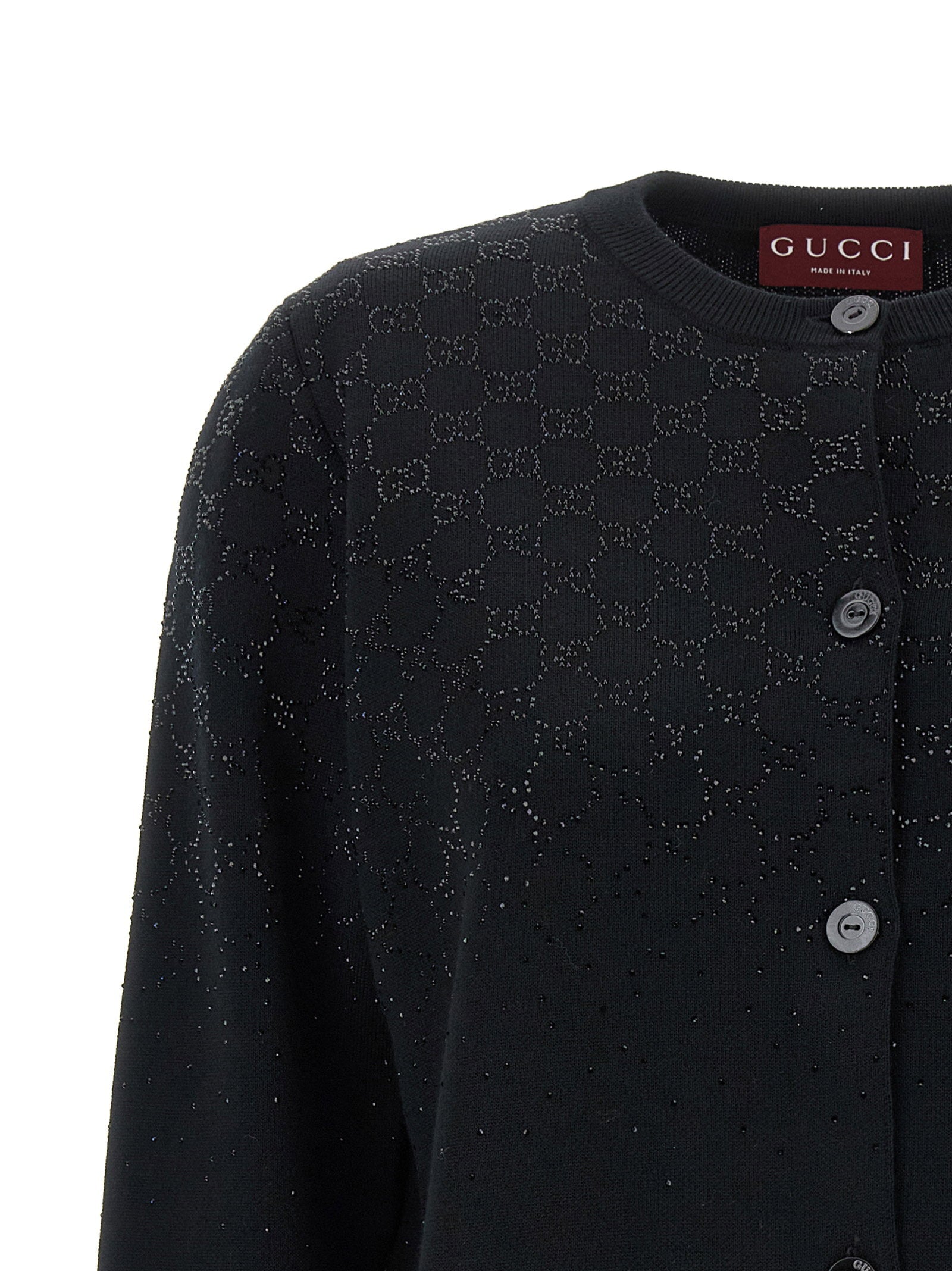 Gucci Women's Gg Crystal Cardigan