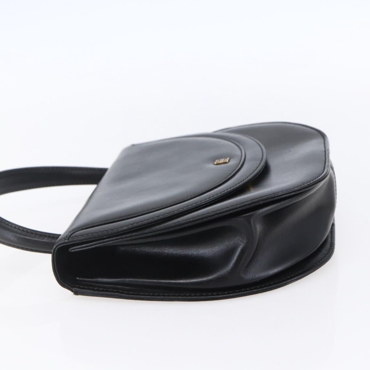 Givenchy Vintage 4G Leather Black Leather Handbag (Pre-Owned)