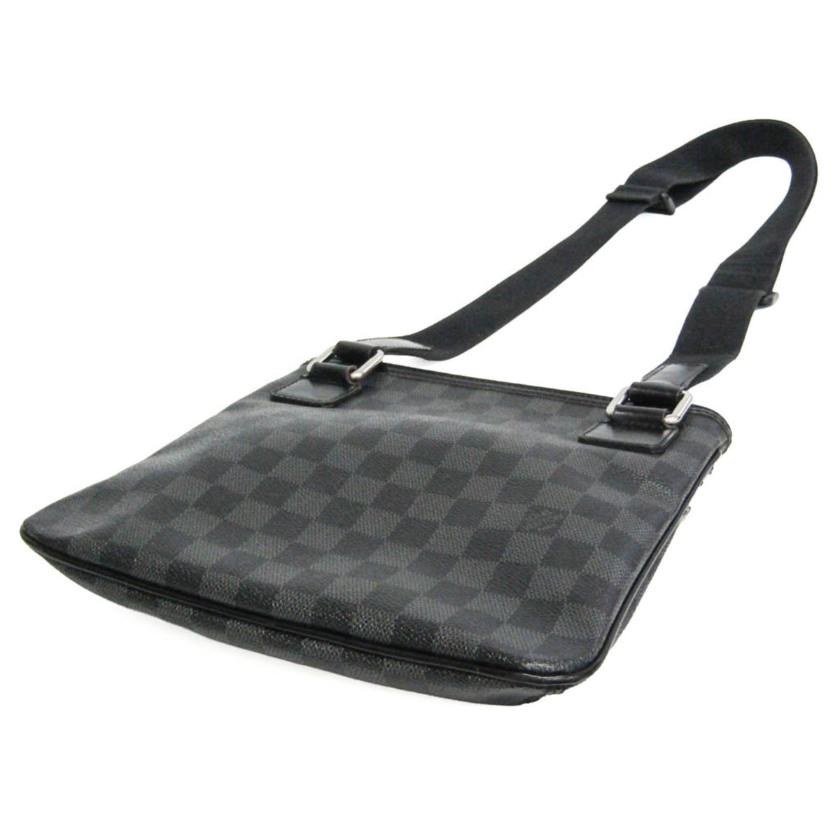 Louis Vuitton Thomas Damier Graphite Black Canvas Shoulder Bag Bag (Pre-Owned)