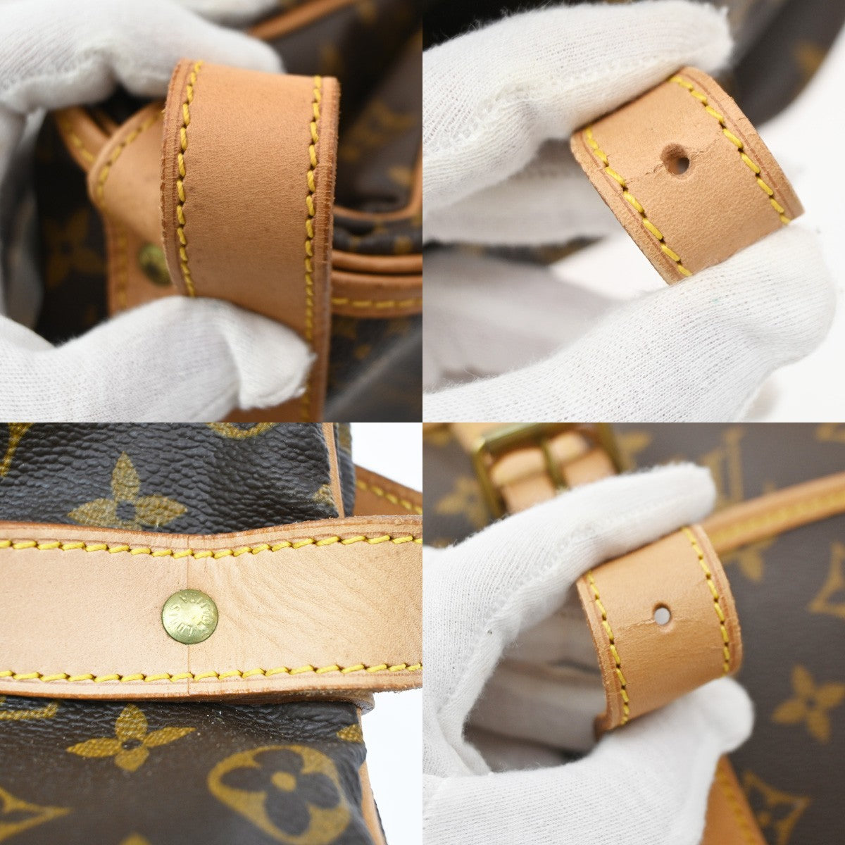 Louis Vuitton Saumur Monogram Canvas Brown Canvas Shoulder Bag Bag (Pre-Owned)