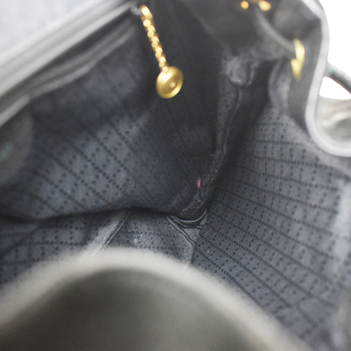 Gucci Vintage Bamboo Suede Black Suede Backpack Bag (Pre-Owned)