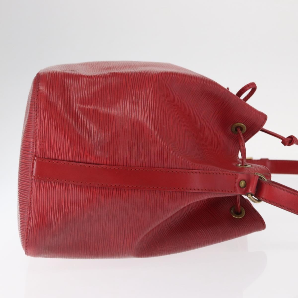 Louis Vuitton Petit Noe Epi Leather Red Leather Shoulder Bag Bag (Pre-Owned)