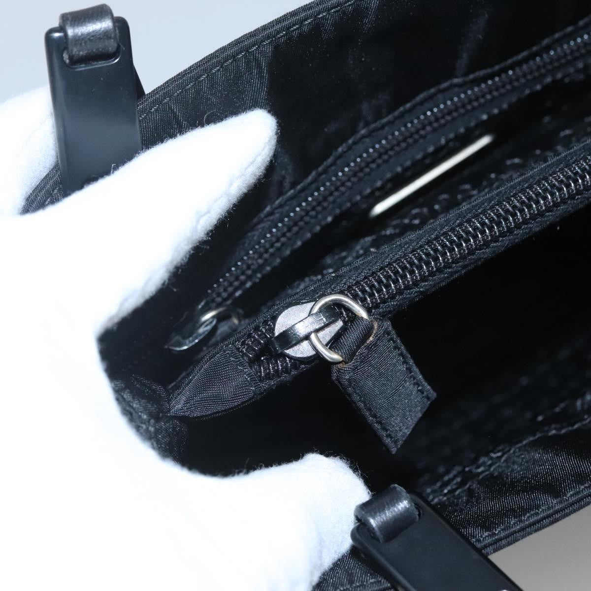 Prada Vintage Tessuto Black Nylon Handbag (Pre-Owned)