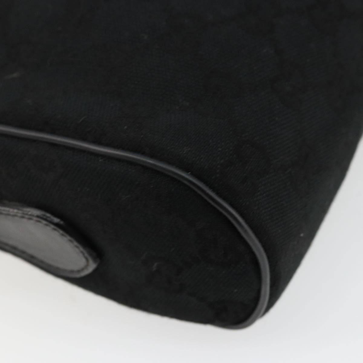 Gucci Ophidia Gg Canvas Black Canvas Shoulder Bag Bag (Pre-Owned)