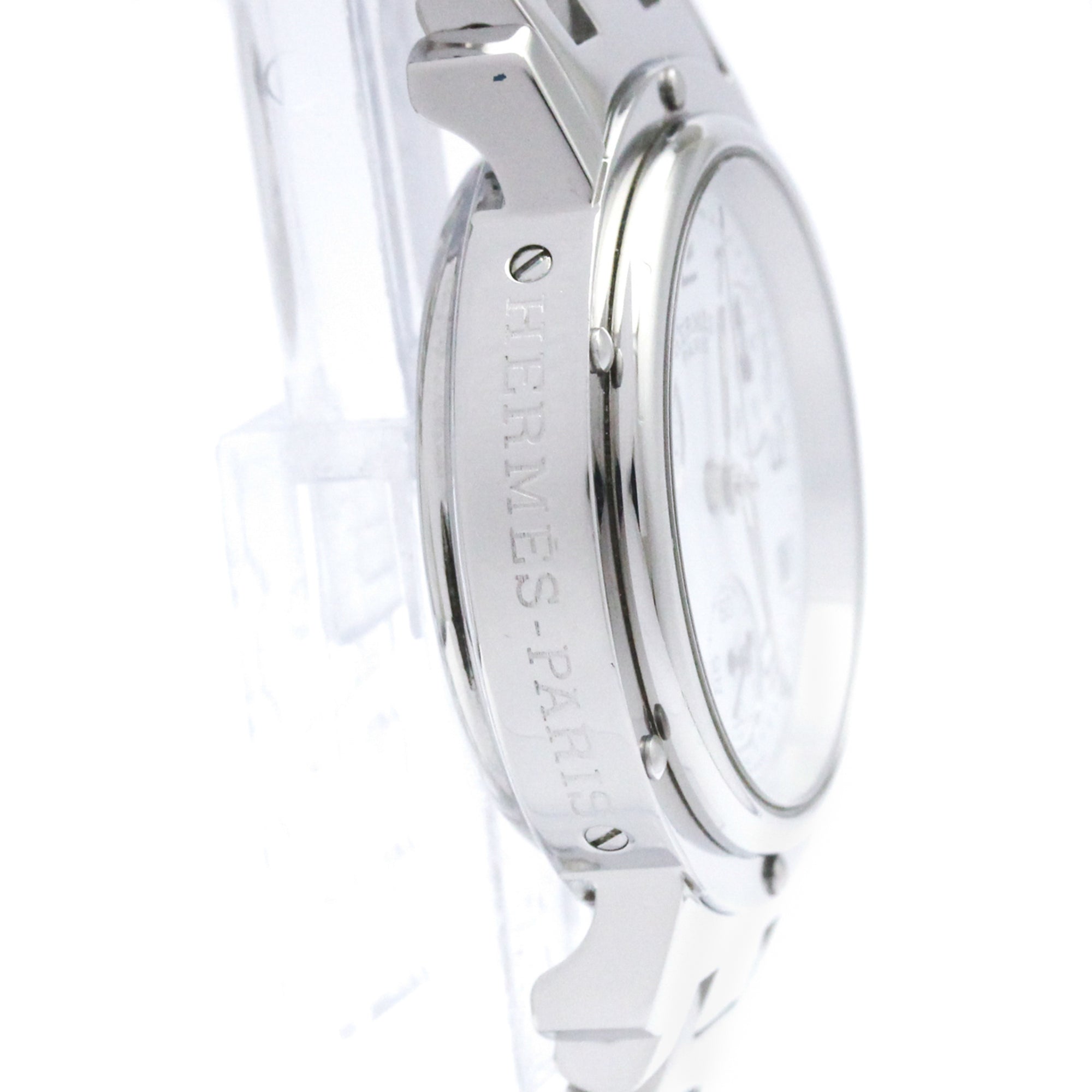 Hermes Clipper Chronograph Quartz Stainless Steel Watch (Pre-Owned)
