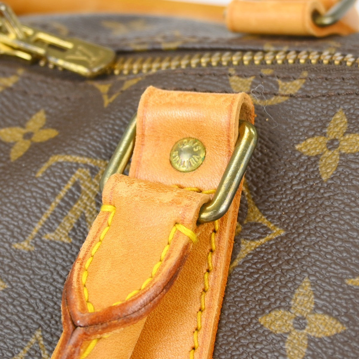 Louis Vuitton Keepall Monogram Canvas Brown Canvas Travel Bag Bag (Pre-Owned)