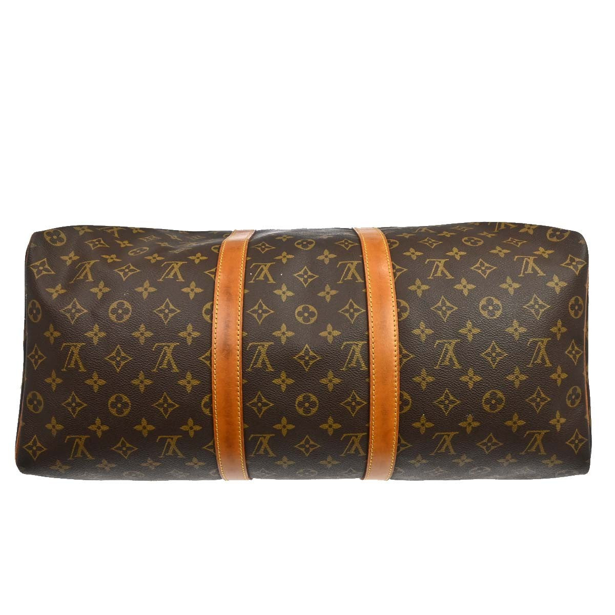 Louis Vuitton Keepall Monogram Canvas Brown Canvas Travel Bag Bag (Pre-Owned)