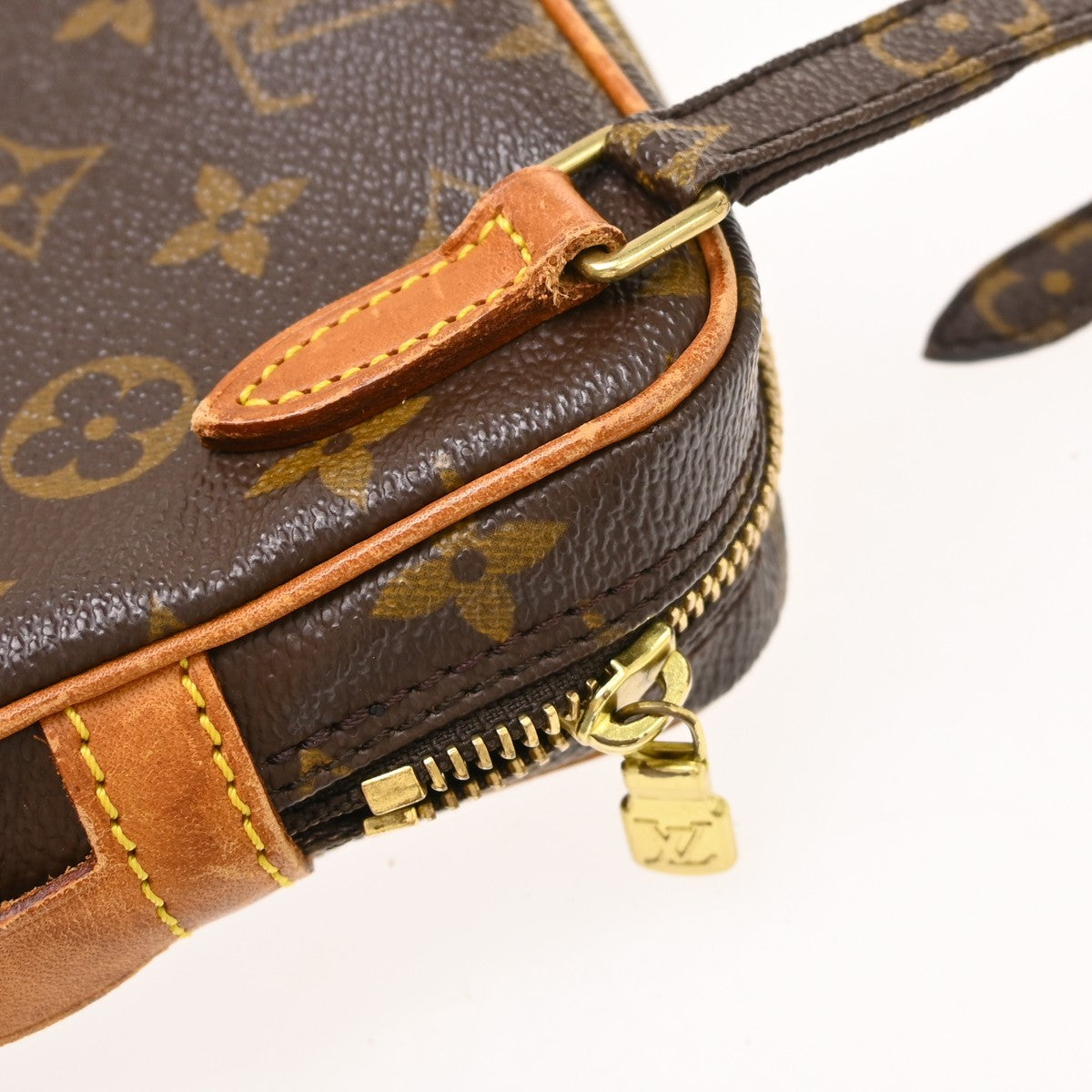 Louis Vuitton Pochette Marly Bandouliere Monogram Canvas Brown Canvas Shoulder Bag Bag (Pre-Owned)