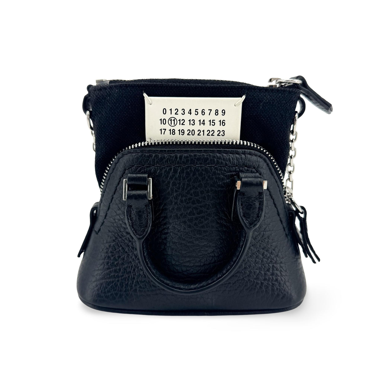 Maison Margiela Femme Micro Sac 5Ac Leather Black Calfskin Shoulder Bag Bag (Pre-Owned)