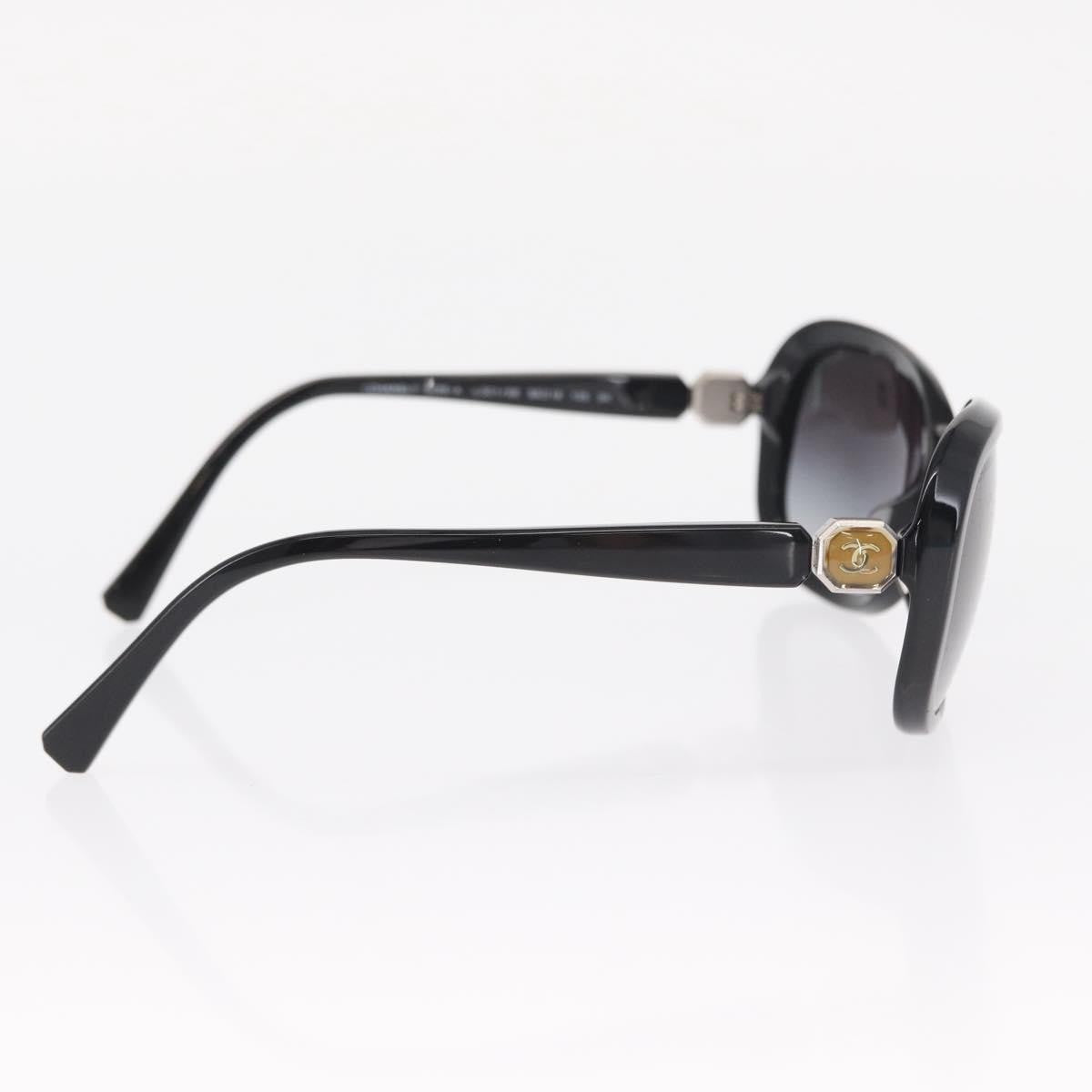 Chanel Logo Cc Plastic Black Plastic Sunglasse Accessory (Pre-Owned)