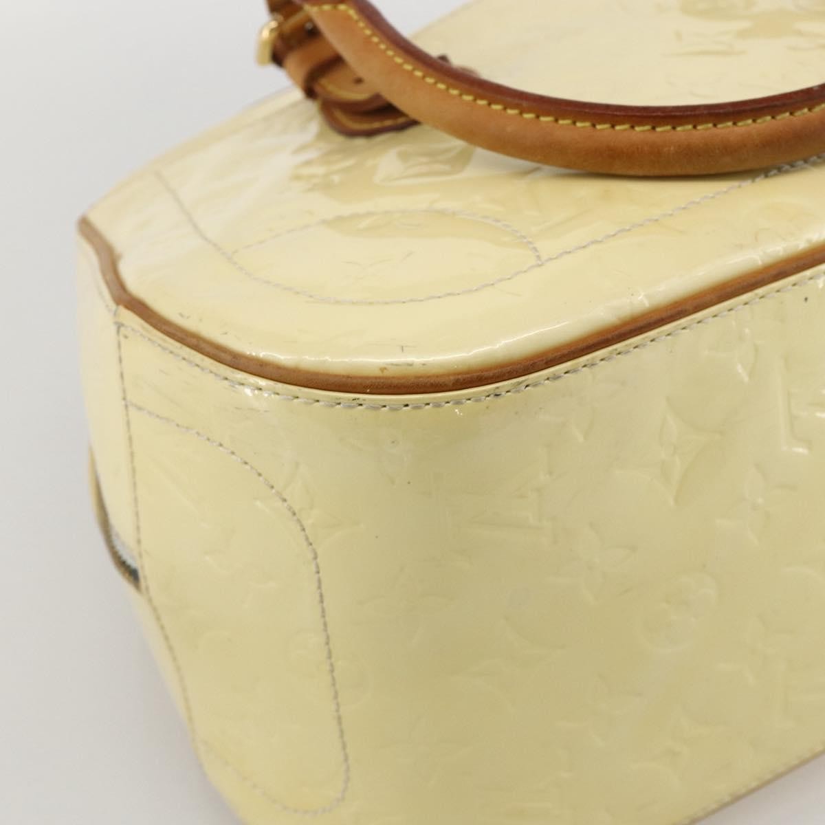 Louis Vuitton Summit Drive Monogram Vernis Yellow Patent_Leather Handbag (Pre-Owned)