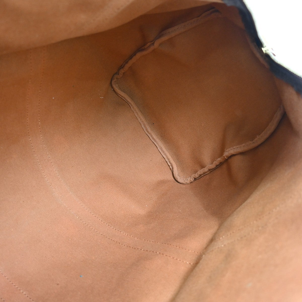 Louis Vuitton Keepall Canvas Brown Canvas Travel Bag Bag (Pre-Owned)