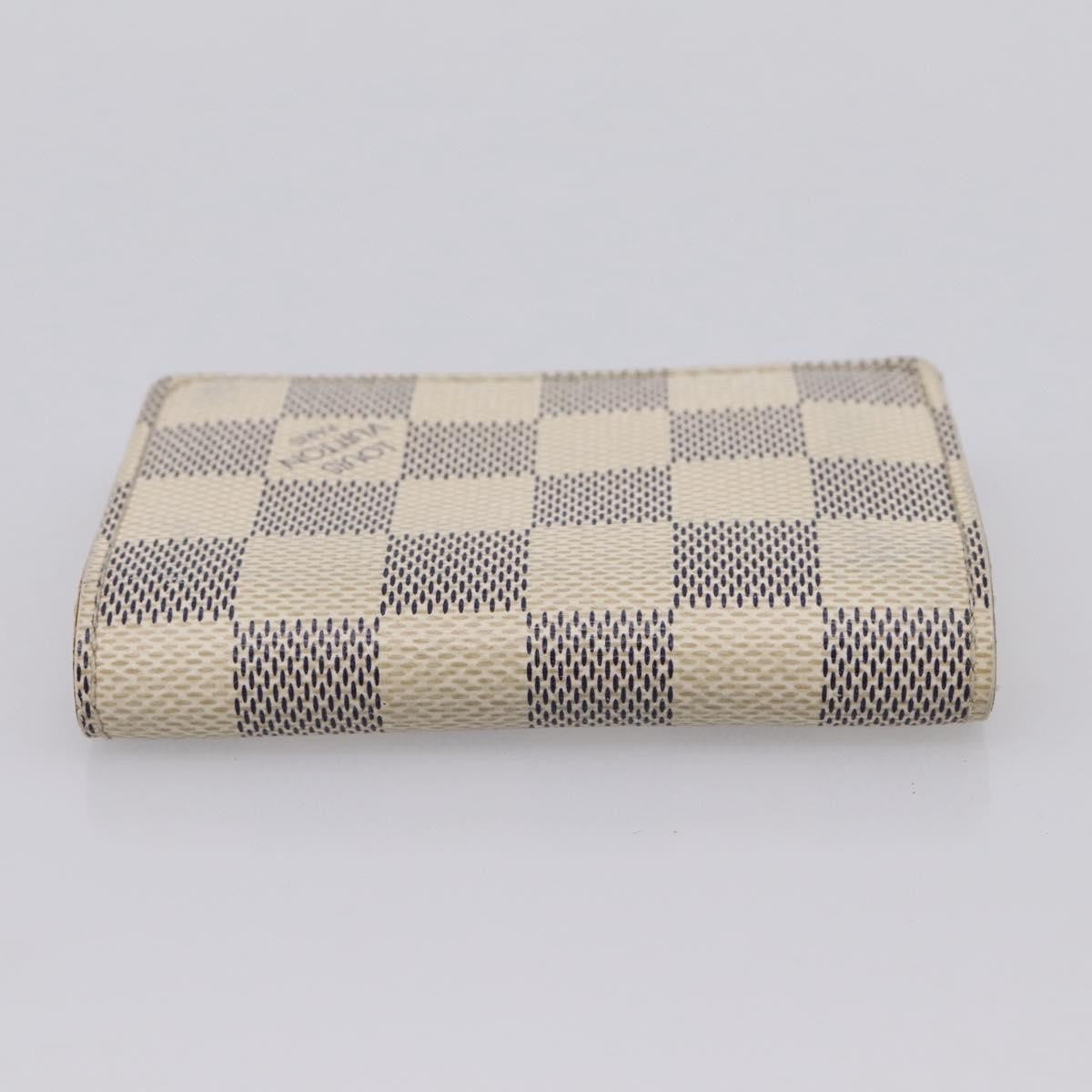 Louis Vuitton Envelope Business Card Holder Damier White Canvas Card Holders Accessory (Pre-Owned)
