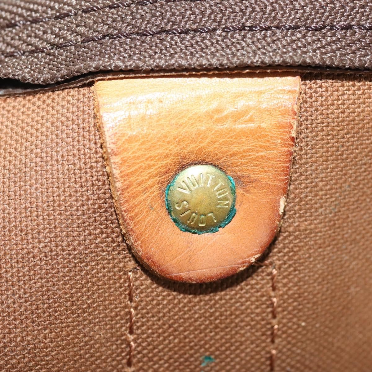 Louis Vuitton Keepall Bag Monogram Canvas Brown Canvas Travel Bag Bag (Pre-Owned)