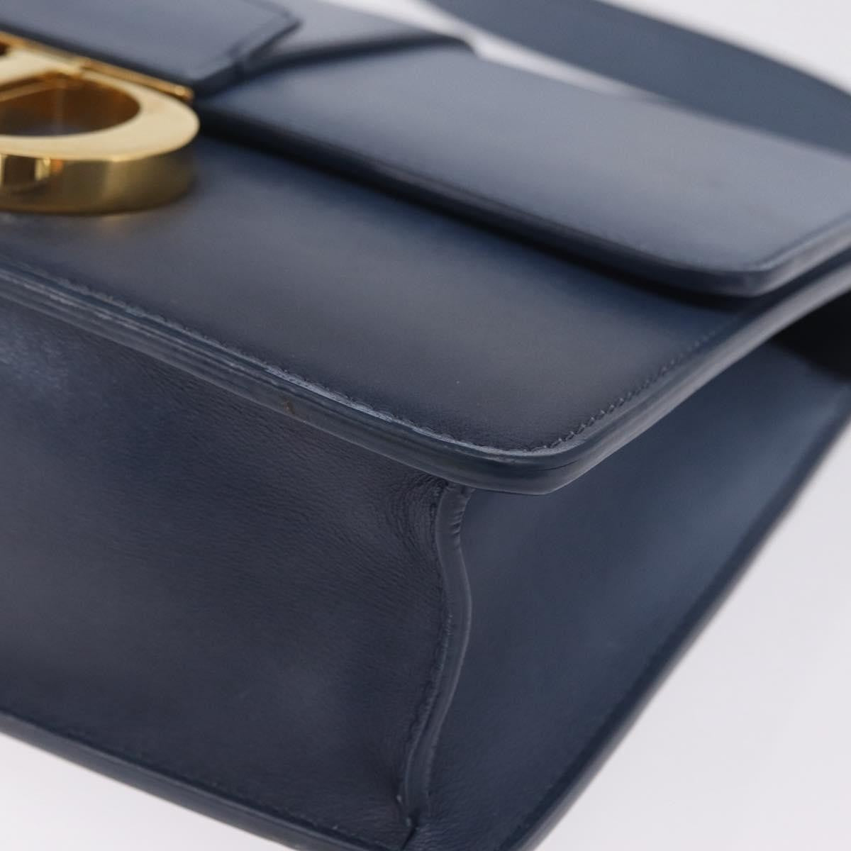 Christian Dior 30 Montaigne Flap Gradient Leather Blue Leather Shoulder Bag Bag (Pre-Owned)