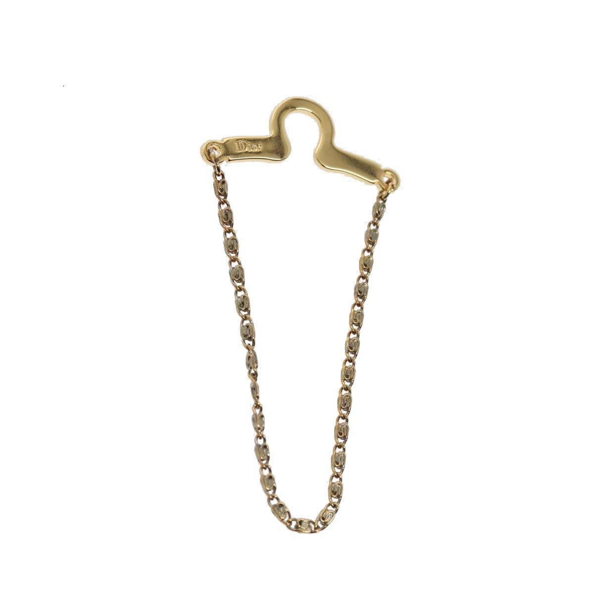 Christian Dior Cd Pendant Metal Gold Gold_Plated Necklace Jewelry (Pre-Owned)