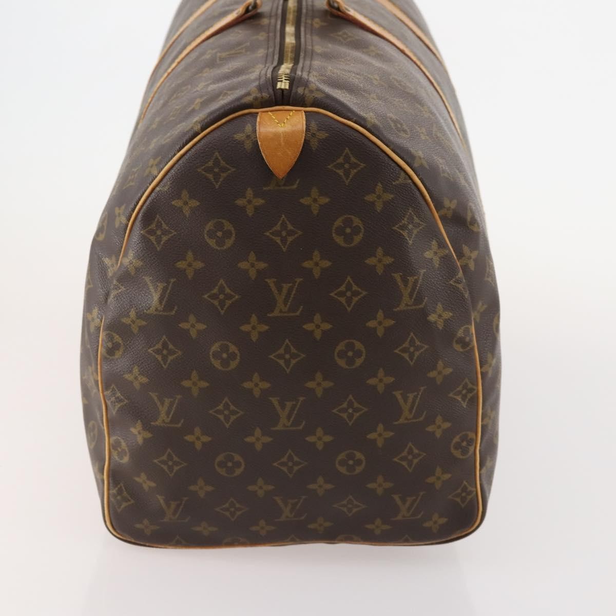 Louis Vuitton Keepall Monogram Canvas Brown Canvas Travel Bag Bag (Pre-Owned)