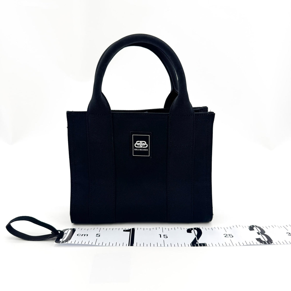 Balenciaga Trade East-West Nylon Black Canvas Tote Bag Bag (Pre-Owned)