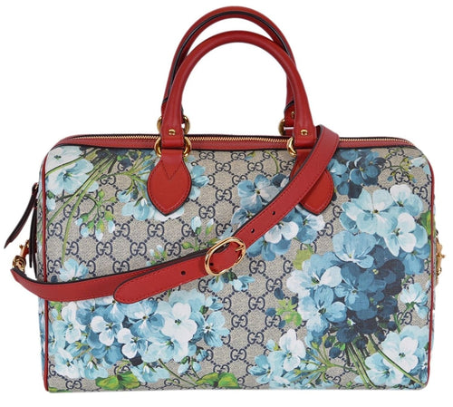 GUCCI Blue GG Blooms Coated Canvas Mini Dionysus Bag - The Purse