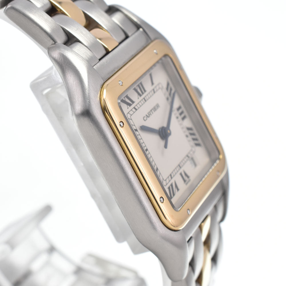 Cartier Vintage Panthere De Cartier Quartz Rose Gold With Diamond Bezel, Lugs And Bracelet Watch (Pre-Owned)