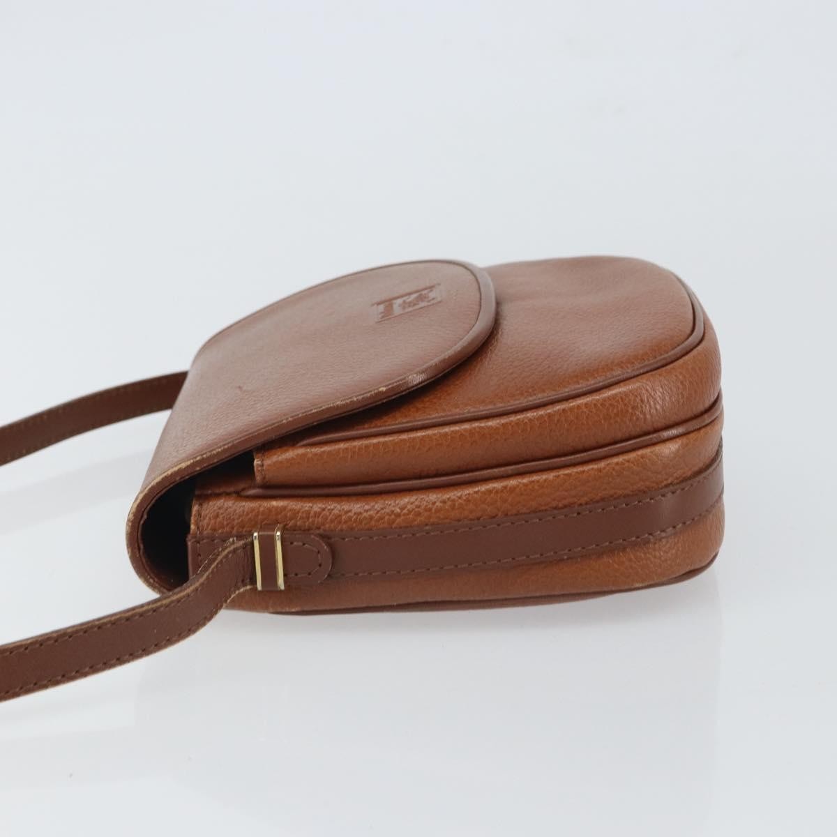 Burberry Vintage Leather Brown Leather Shoulder Bag Bag (Pre-Owned)