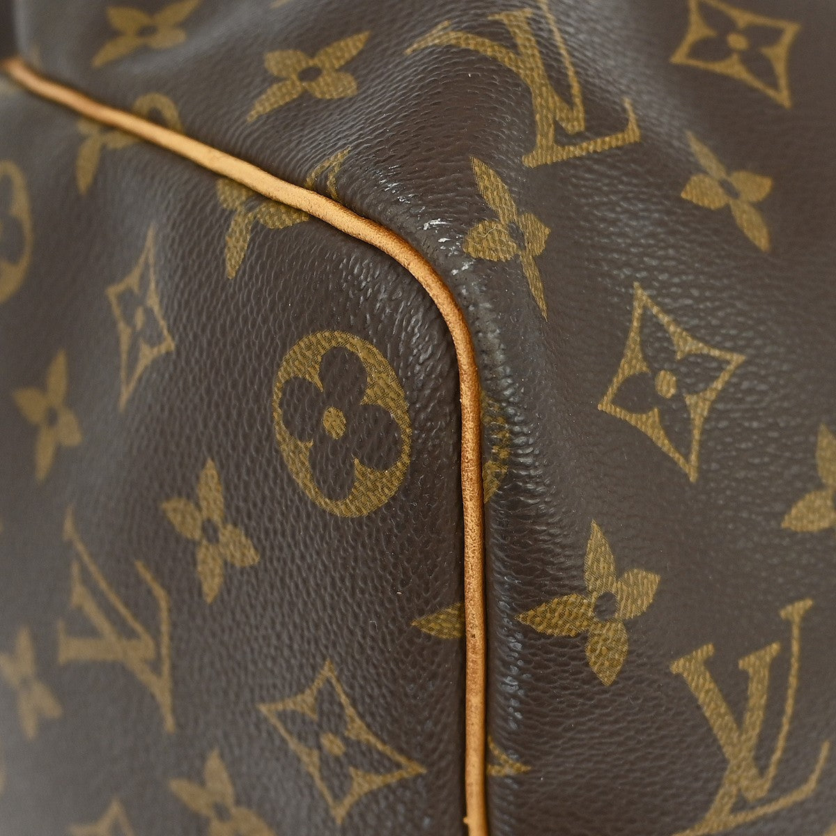 Louis Vuitton Keepall Monogram Brown Canvas Travel Bag Bag (Pre-Owned)