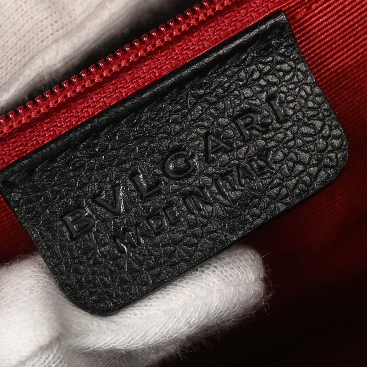 Bvlgari Logomania Canvas With Leather Black Leather Shoulder Bag Bag (Pre-Owned)