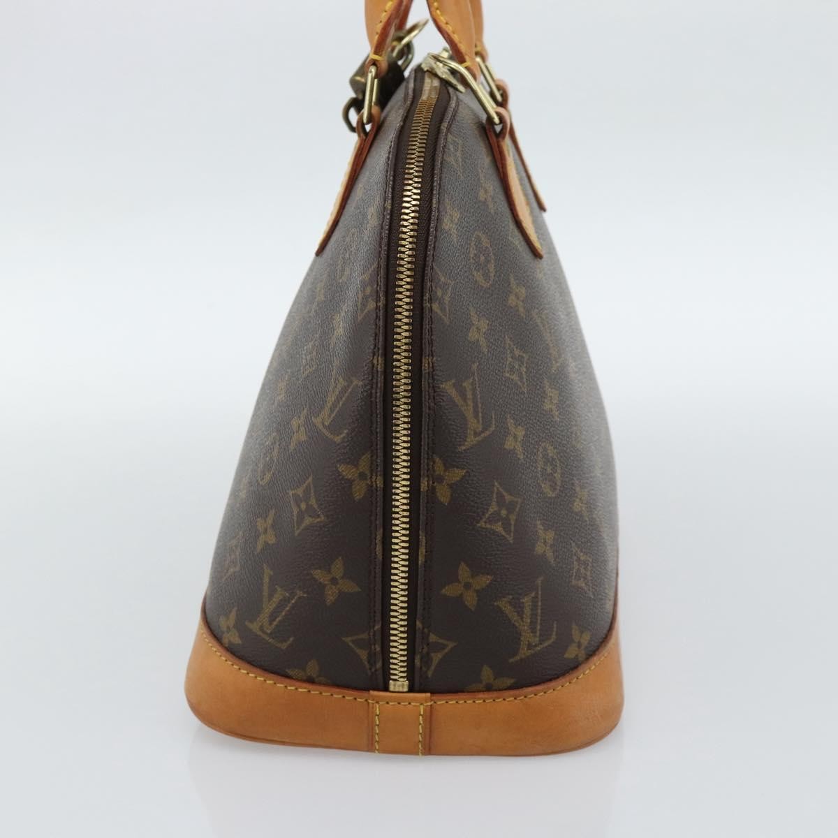Louis Vuitton Alma Monogram Canvas Brown Canvas Handbag (Pre-Owned)