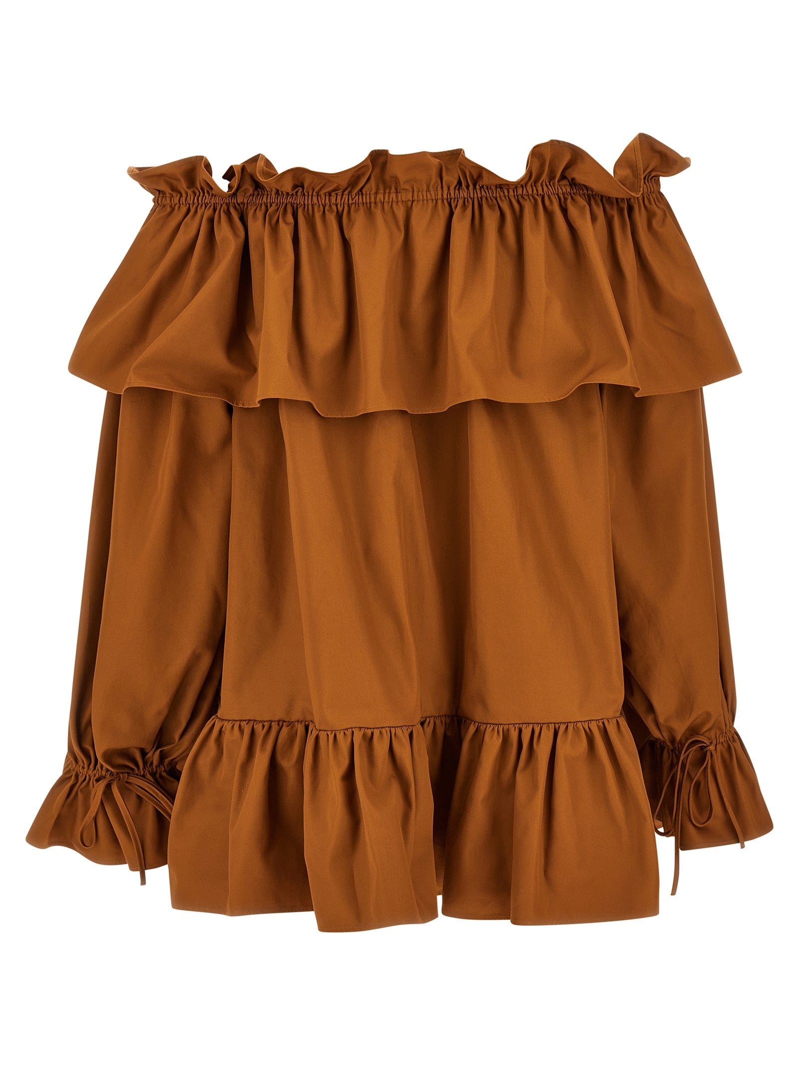 Saint Laurent Women's Flounces Mini Dress