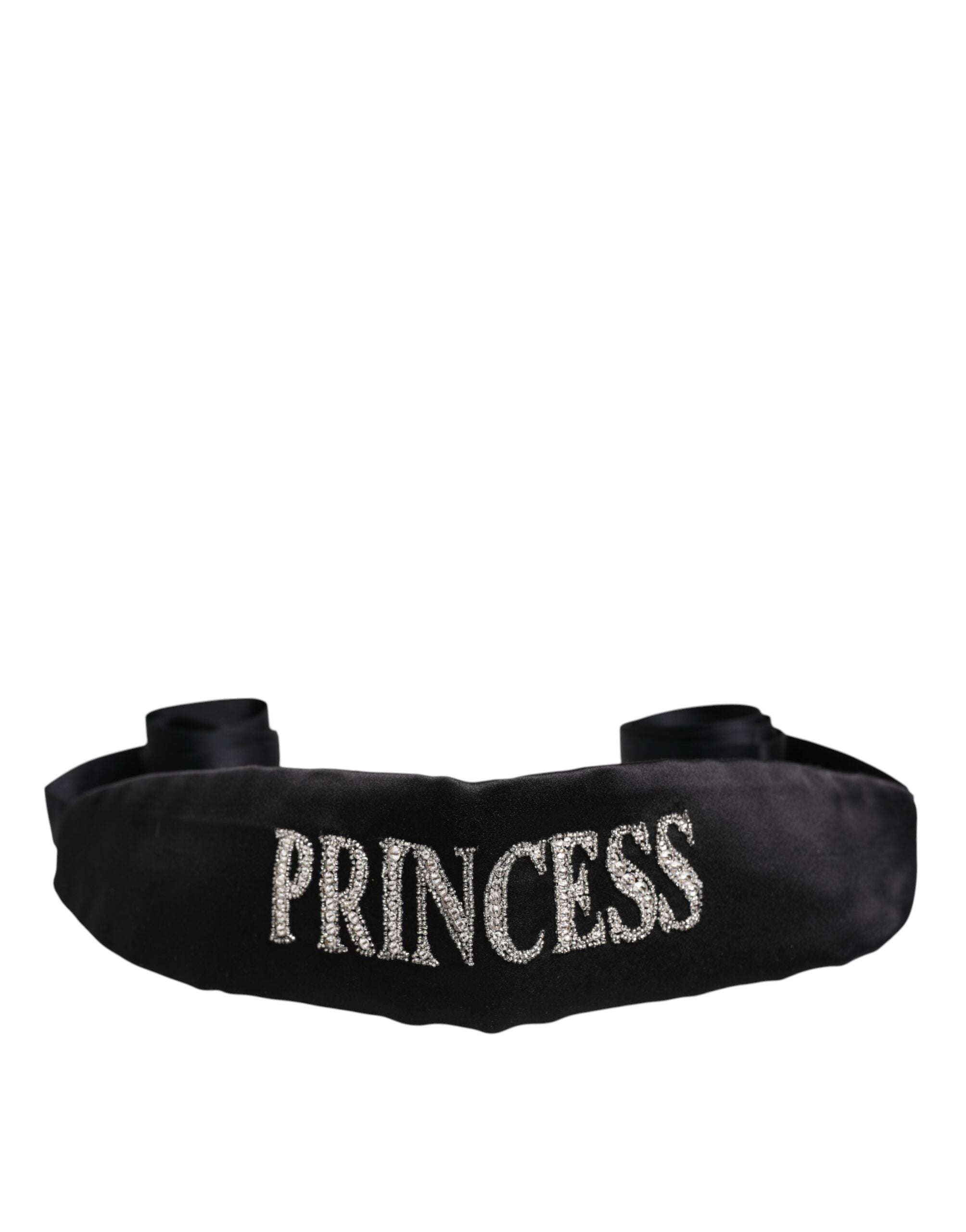 Dolce & Gabbana Black Princess Fantasy Braided Waist Women's Belt