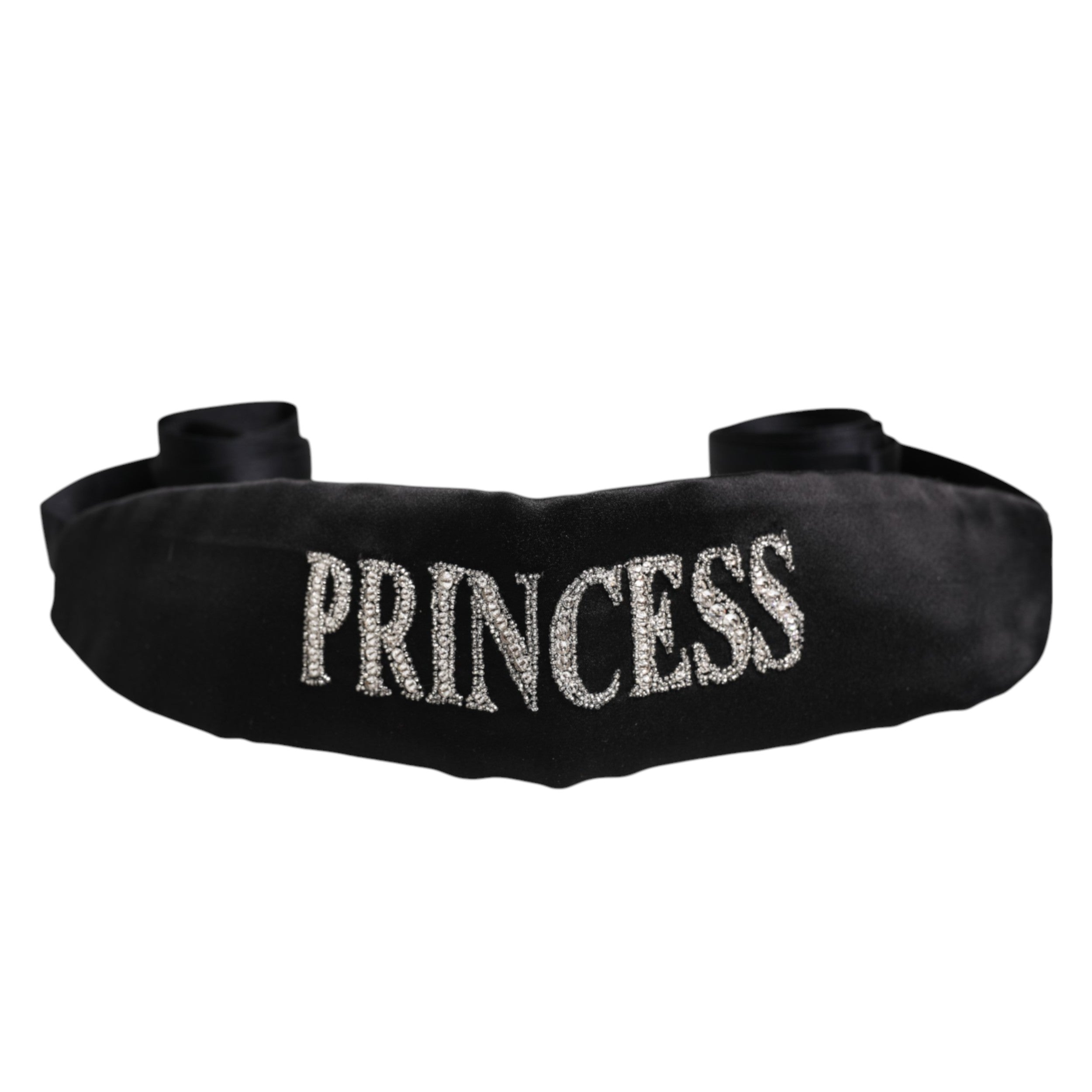 Dolce & Gabbana Black Princess Fantasy Braided Waist Women's Belt