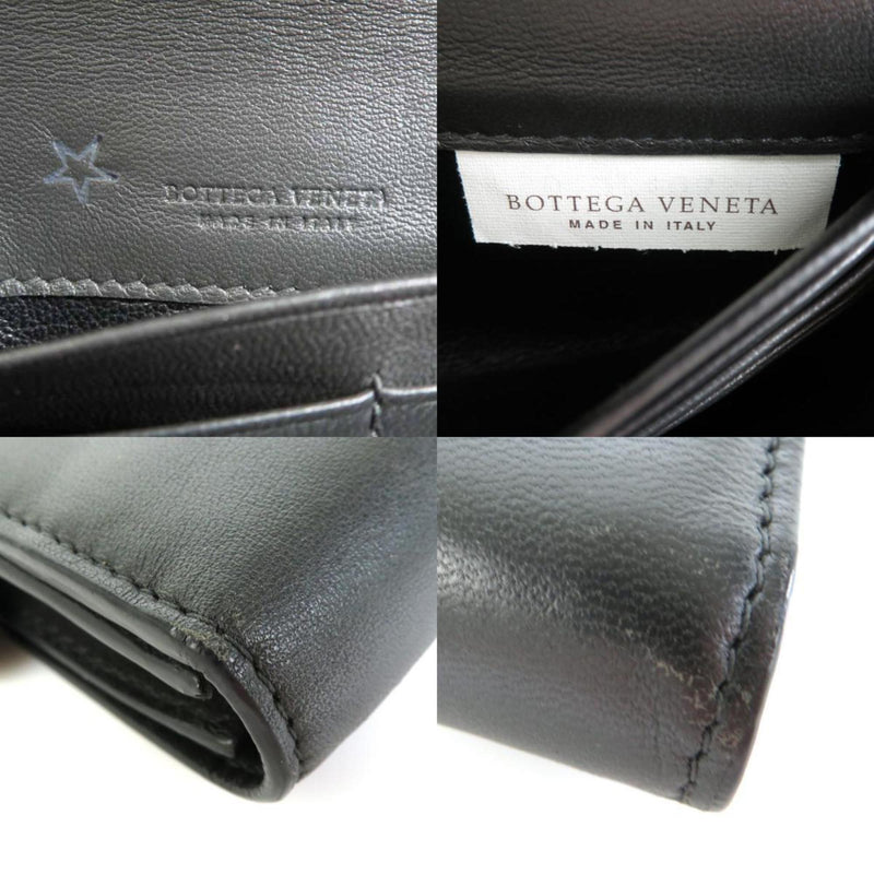 Bottega Veneta Grey Leather Wallet  (Pre-Owned)