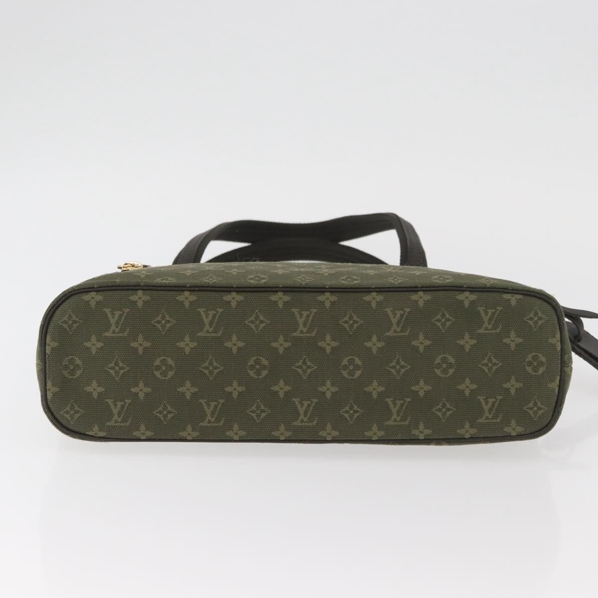 Louis Vuitton Lucille Mini Lin Khaki Canvas Handbag (Pre-Owned)