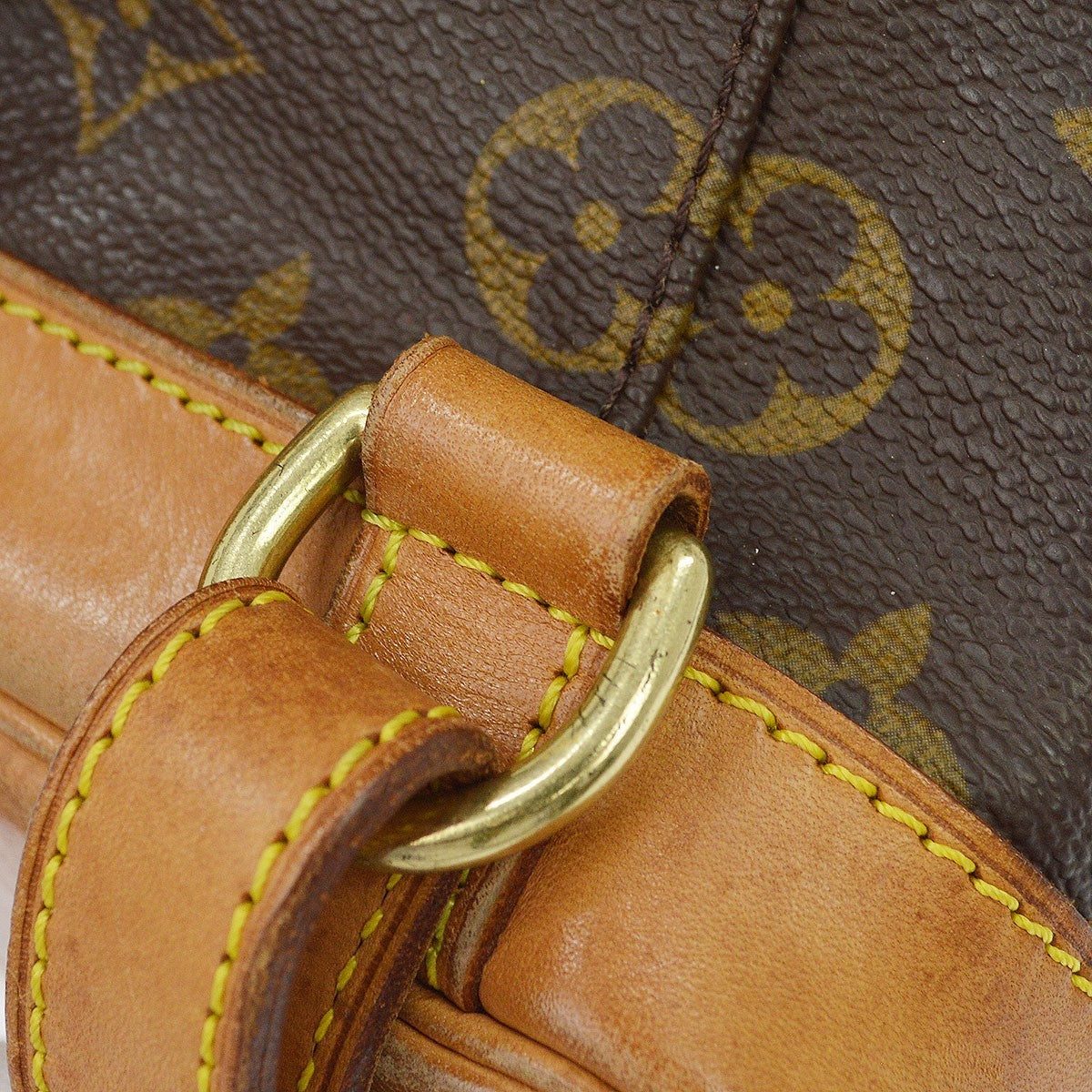 Louis Vuitton Vintage Montsouris Monogram Canvas Brown Canvas Backpack Bag (Pre-Owned)