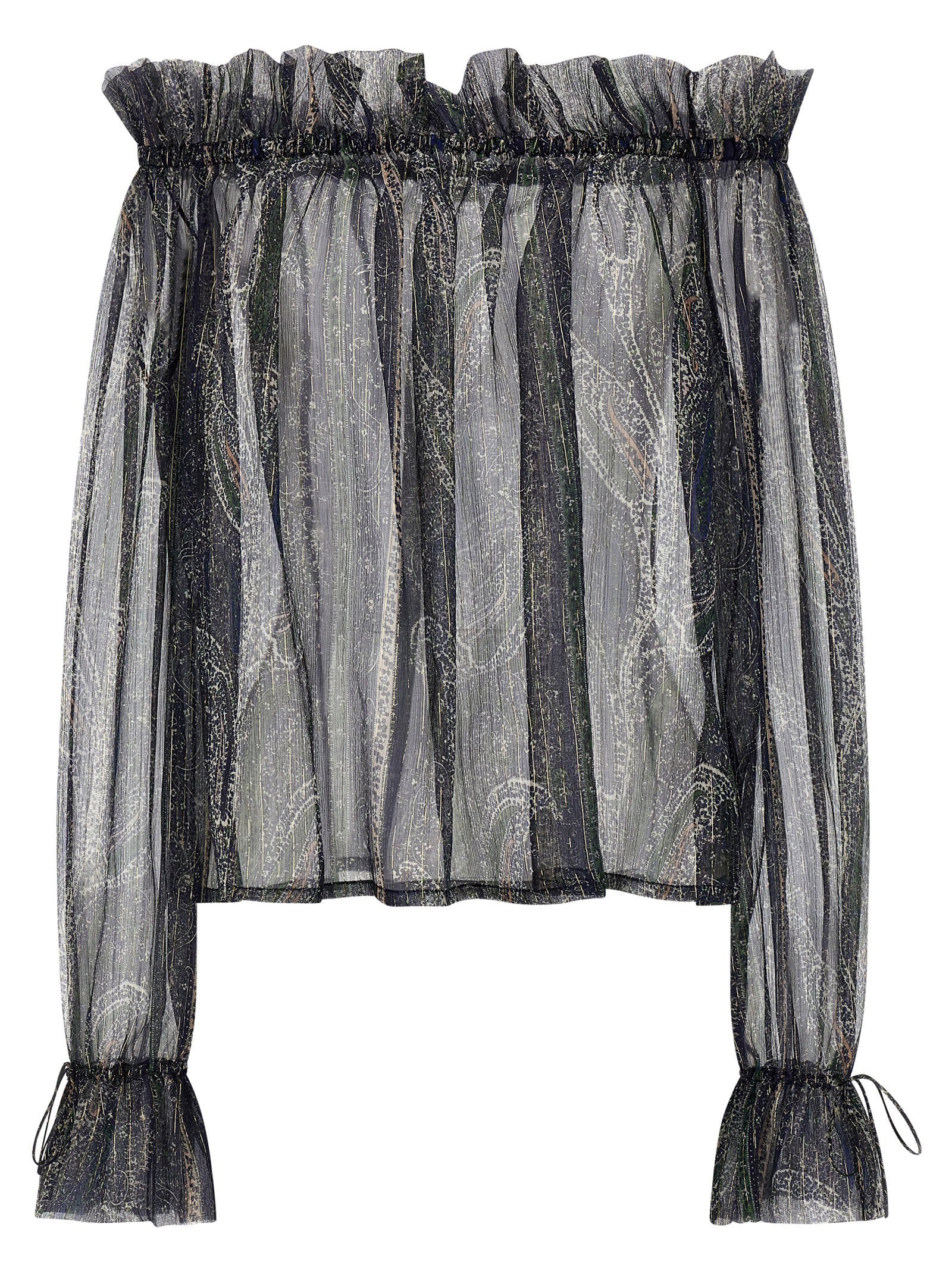 Saint Laurent Women's Lurex Blouse
