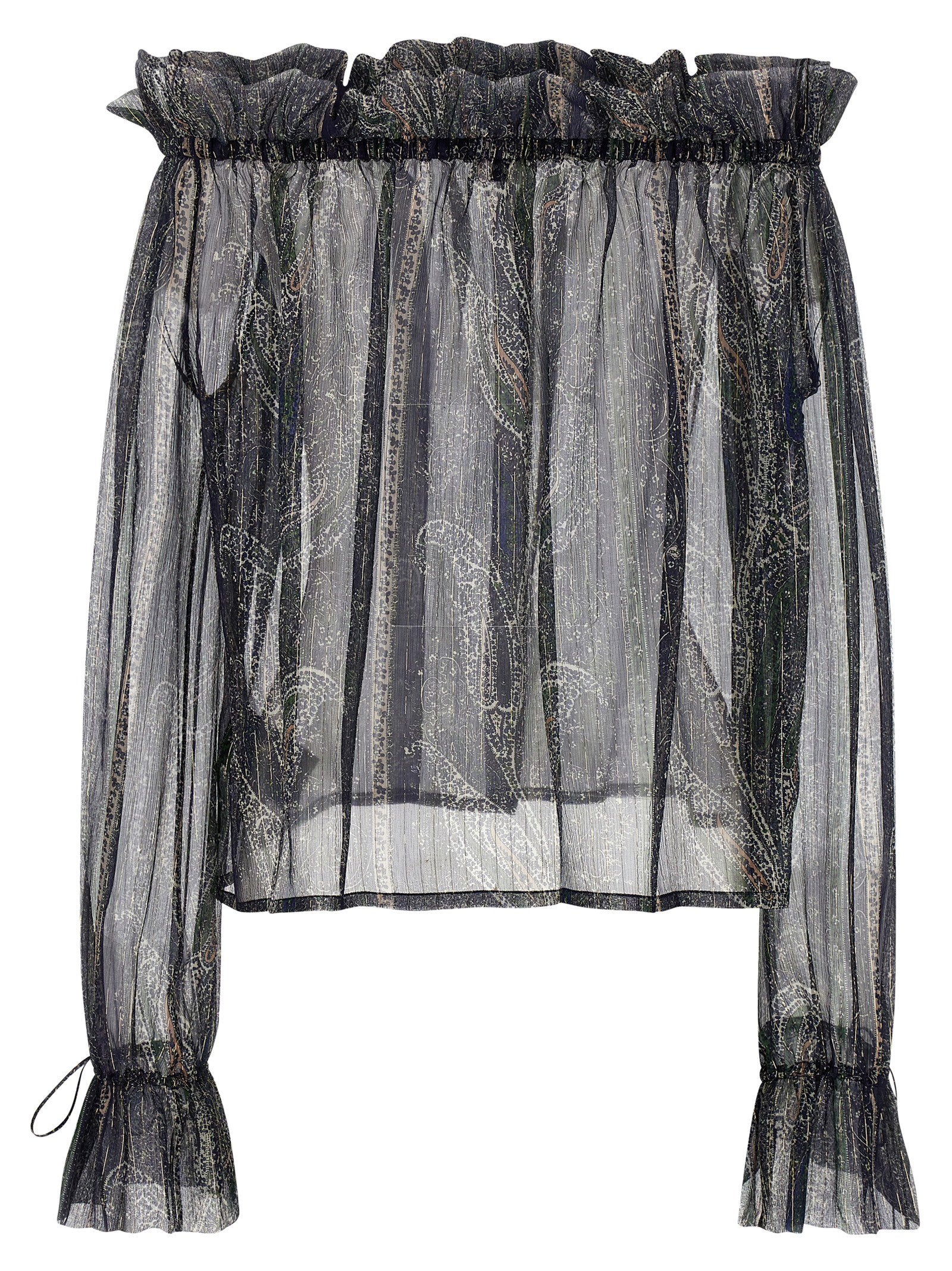 Saint Laurent Women's Lurex Blouse